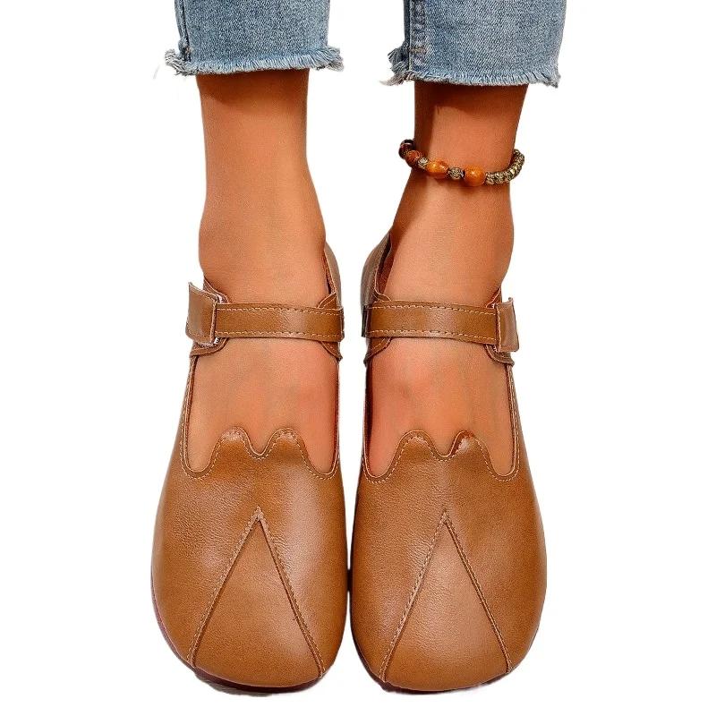 

Мода 2025 Лето Горячая Распродажа Женские Балетки с Мягкой Подошвой и Круглым Носком Классические Повседневные Балетки для Женщин Обувь Большого Размера Zapatos 43