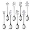 Accessories Xmas Gifts Stirring Spoon Coffee Spoons Dessert Spoon Tableware Christmas Decorations