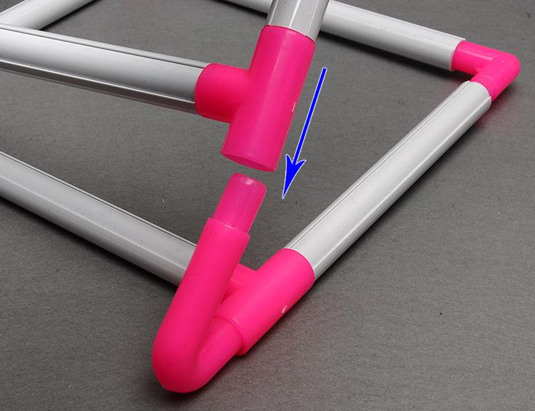 V-shaped Desktop Clip-on Embroidery Hoop Stand for Cross-Stitch