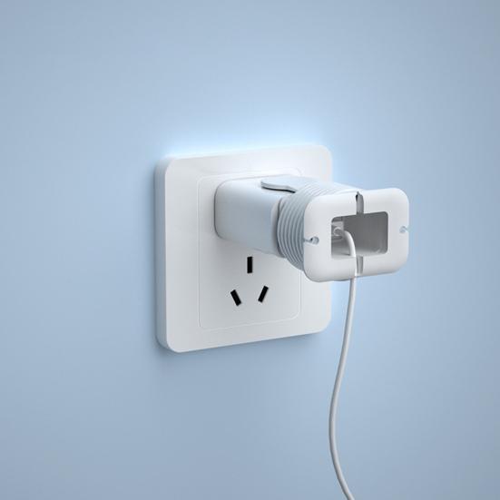 2-in-1 Silikon-Ladeschutz, Datenkabelaufwicklung, kompakt, platzsparend, Bruchschutz, Kabel-Organizer, Bürobedarf