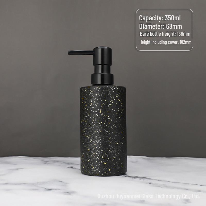 Nordic Style Glass Lotion & Soap Bottle for Home, Hand Sanitizer, and Hotel Shower Gel