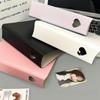 Kawaii 4 Grid Binder Kpop Po Card Collect Book Large Capacity Idol Po Album Pocards Holder Storage Book Stationery