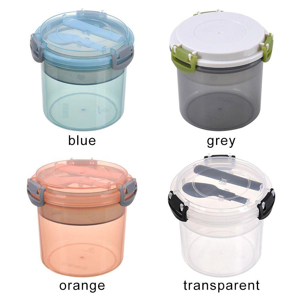 Kitchen Supplies Food Container Double-layer Breakfast Cup Fresh-keeping Box Storage Jars Sealed Container