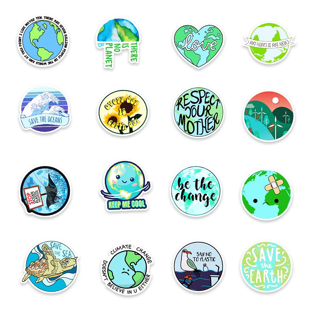 50 Eco-Friendly Graffiti Stickers for Cars, Motorcycles, Phones, and Skateboards