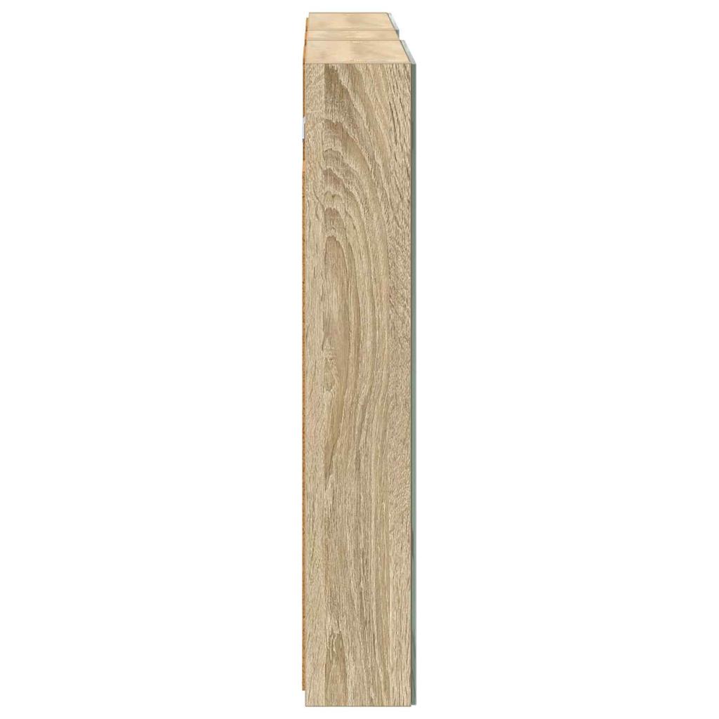 Bathroom Cabinet Set 3 Pcs 100 X 10.5 X 60.5 Cm Particleboard