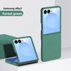 Phone Case for Samsung Z Flip 7 FE 6 5 4 3 Flip7 Flip6 Flip5 Flip4 5G Protective Cover Slim Thin Candy Cute Skin Feel