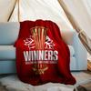 1pc Football Team (41) Theme Blanket - Digital Print, Polyester, Cozy for All Seasons, Perfect for Outdoor, Camping, and Travel
