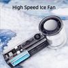 Semiconductor Refrigeration High-speed Handheld Electric Fan 3000mAh USB Portable Rechargeable Outdoor Small Fan