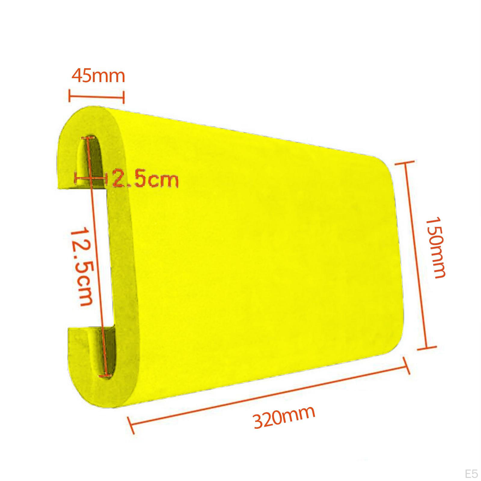 2 шт. весло для лодки-дракона из ЭВА 13 x 6 дюймов — фото 6