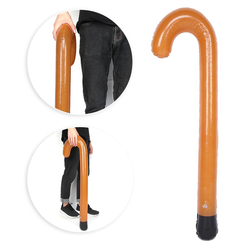 Halloween PVC Uppblåsbar Blås Upp Käpp Gåkäpp Krycka Fest Fancy TillbehörL Gåkäpp