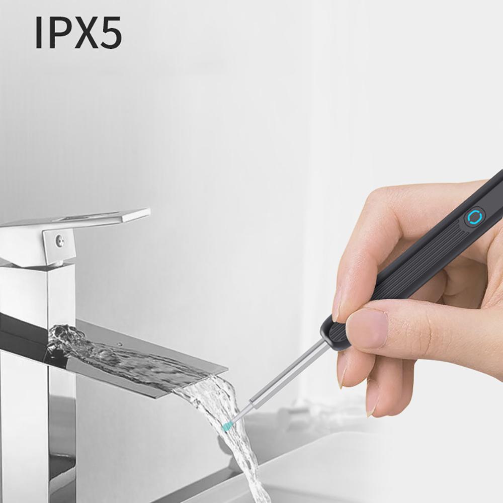 WiFi Visible Wax Elimination Spoon USB HD Load Otoscope Cleaner Removal