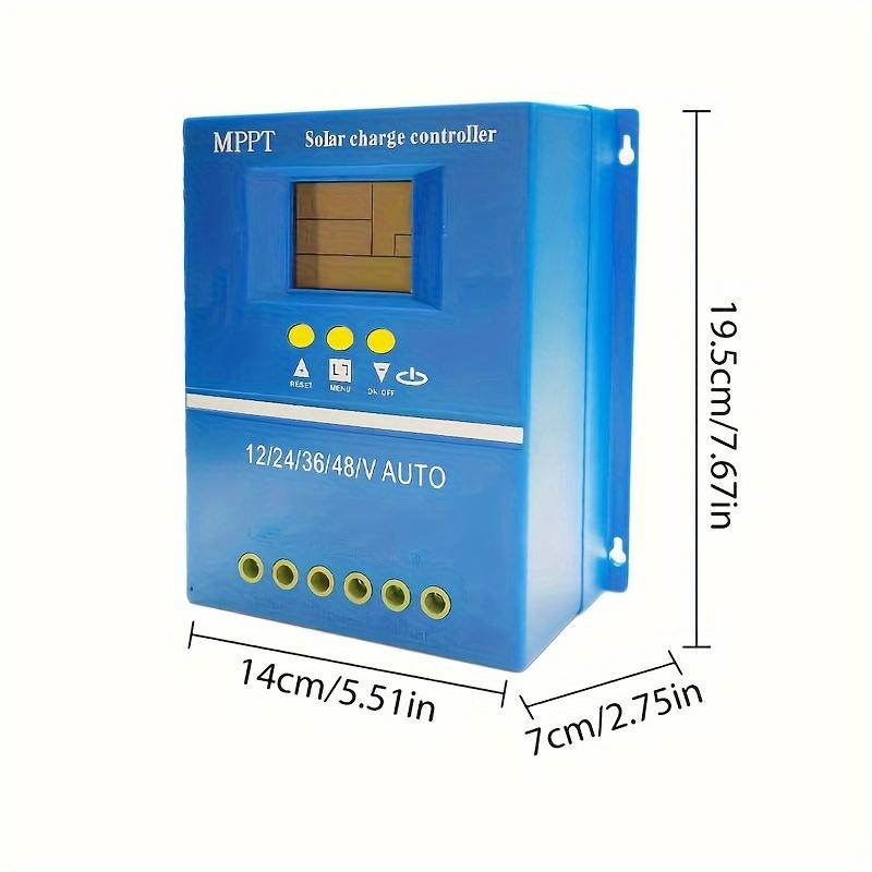 100A MPPT Solar Charge Controller Multi-Voltage with LCD Display Dual USB Outputs for Lead-Acid Lithium Batteries 2026 NEW