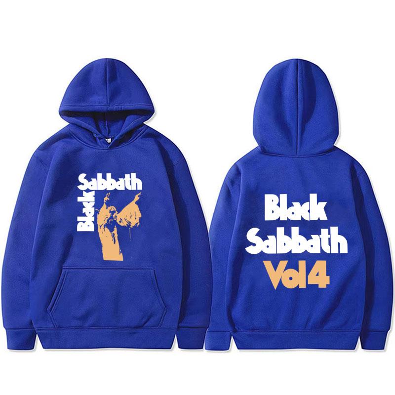 Black Sabbath Ozzy Osbourne Vol 4 Album Hoodie Männer Frauen Heavy Metal Rockband Streetwear Mann Vintage Oversized Pullover Hoodies
