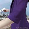 Leichter Damen-Leinenblazer: 2025 Koreanischer Stil, Professionell, Kurz, Vielseitige Sommer-Sonnenschutzjacke