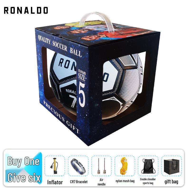 

Памятный кожаный футбольный мяч CR7 Лига Чемпионов, износостойкий, размер 5 (Детский и Взрослый) для соревнований и вступительных экзаменов в школу. Size 5 (Standard 11-a-side)