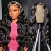 African Ladies Hot Selling Front Lace 13*4 Large Wave Wig Full Head Wig