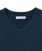 NOIRER Boucle V-Neck Half Knit (Marine Blue)