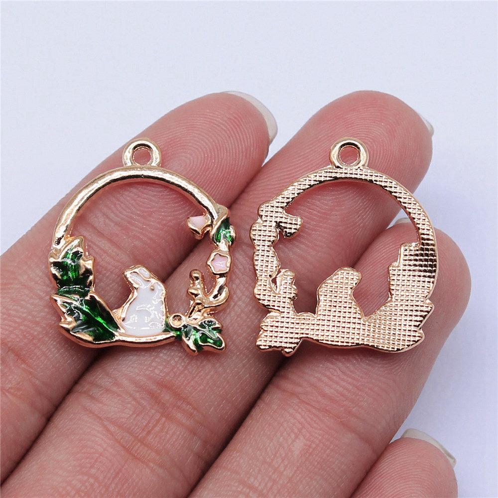 Charms Flamingo Mermaid Enamel Pendants Wedding Jewelry Findings QC054