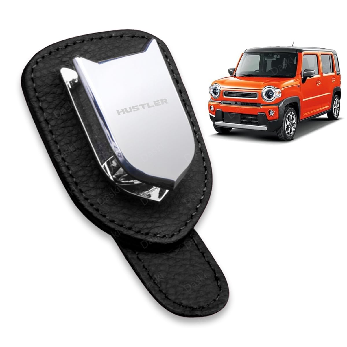 

Suzuki Hustler Eyeglasses Holder for All Including MR52S and Leather Sunglasses Car Sun Car Safe Easy Black Series, MR92S. Holder, Visor, Storage,