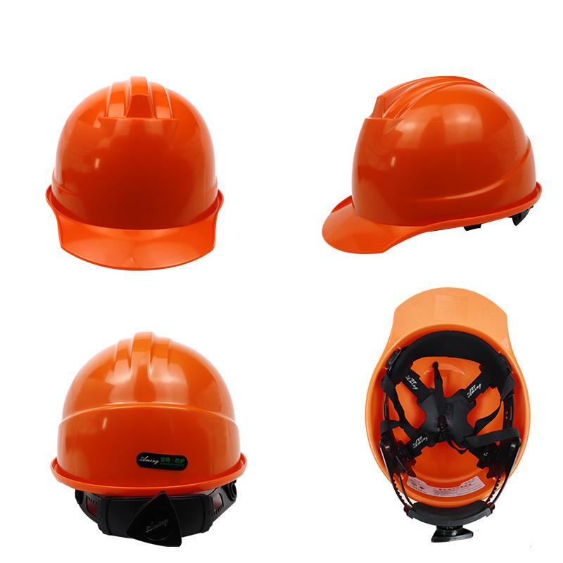 

ABS Knob Style Safety Helmet: Anti-Collision Hard Hat for Engineering and Construction One Size оранжевый