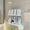 1PC [Modern Storage Shelf] Modern Plastic Chic Humanoid Wall-Mounted Storage Shelf - Organizer for Kitchen & Bathroom