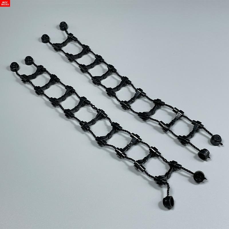 MOC Bricks Soft Ladder Rescue Ladder Model Action Figure Toy Kids Educational Building Blocks Assembled gifts