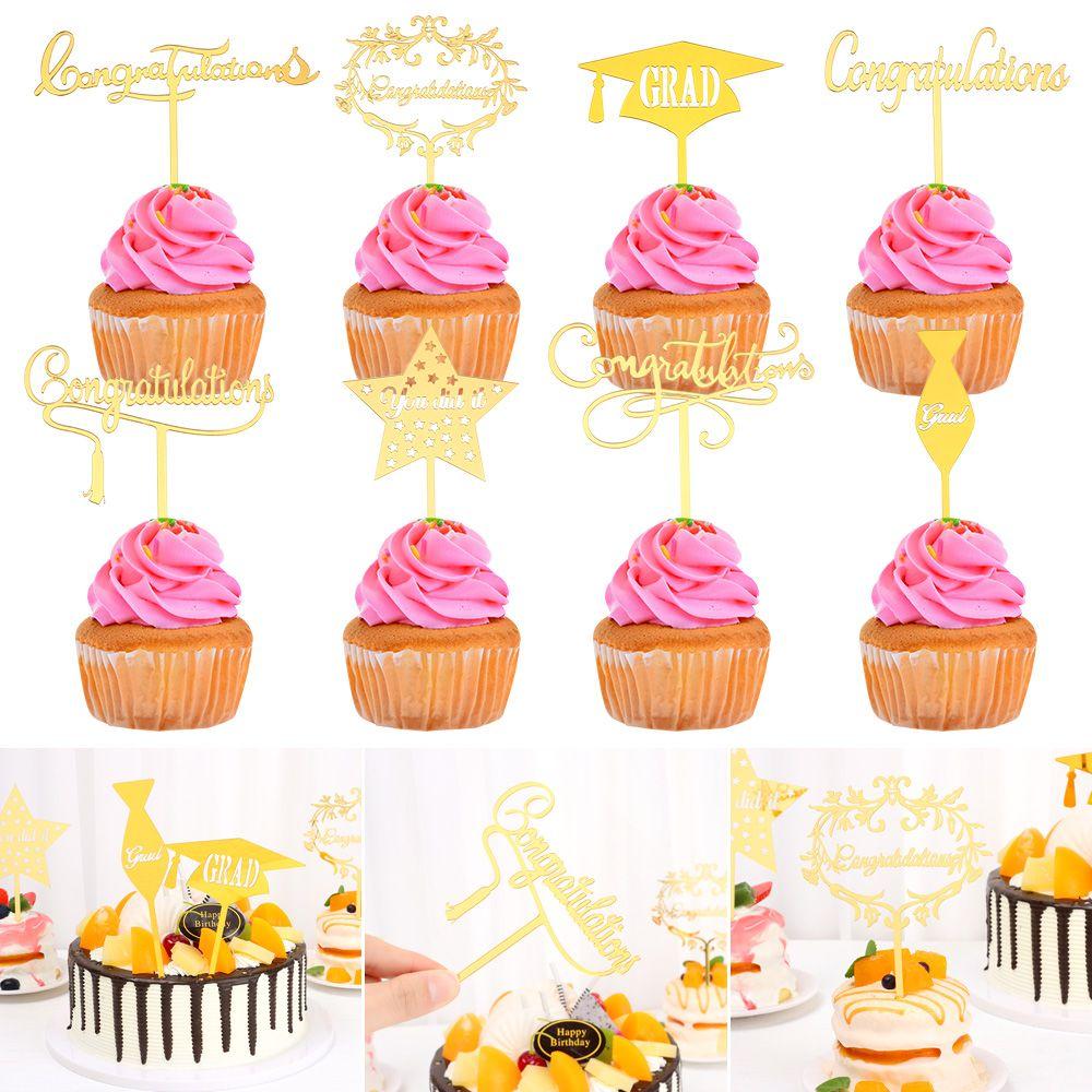 

Выпускные палочки для кексов 2022, акриловый декор для торта, поздравляем, вы сделали это, выпускной