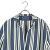 Unused DAMAcollection Made In Japan Striped Pattern Long Sleeve Knit Jacket Women Used
