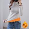 Thermal Underwear Top For Women Solid Warm Long Intimates Loose size Turtleneck Winter Warm Women Long Sleeve Basic T Shirt