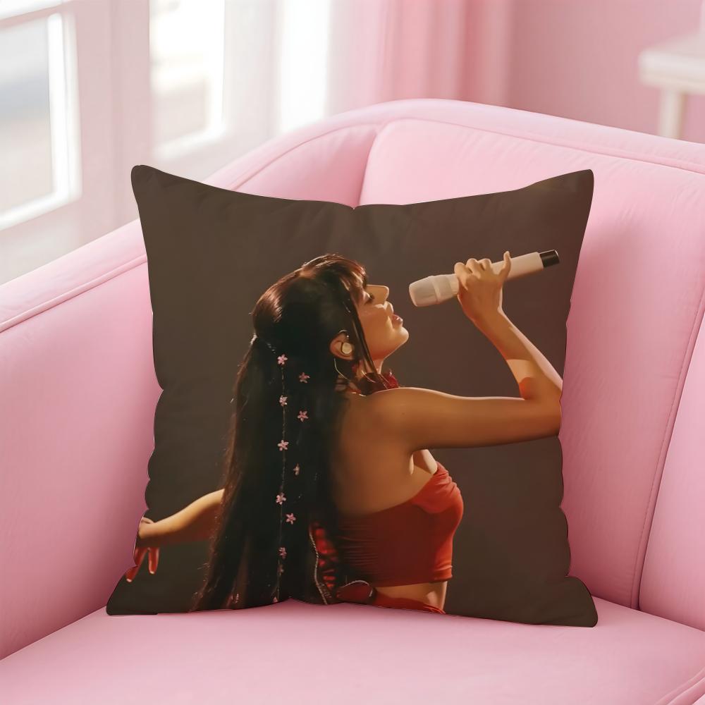 Singer Lyrical AAyliva EElif AAkar Cushion Cover Pillow Case Soft Skin Friendly Fabric Comfort Concealed Zipper