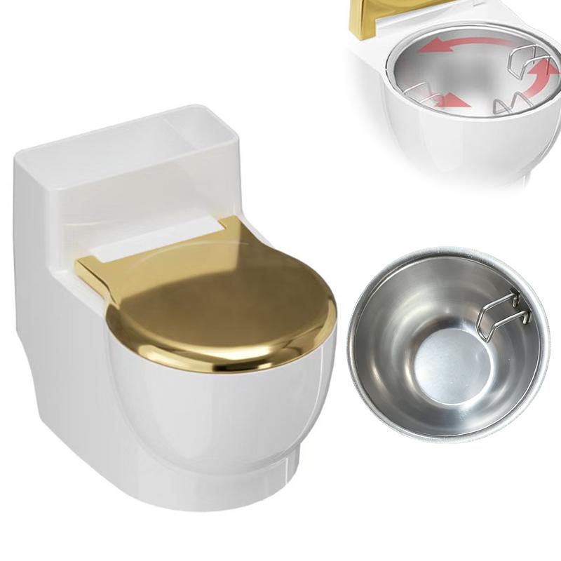 Toilet Water Bowl For Cat,Toilet Shaped Pet Water Dispenser For Cat Dog, Small Funny Bowl For Dogs And Cats Hilarious Gravity