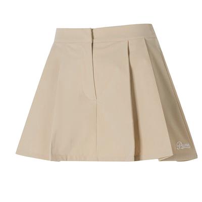 Ss24 Einfarbige Atmungsaktive Sporthose Lässiger Rock Damenröcke Braun 630945-83