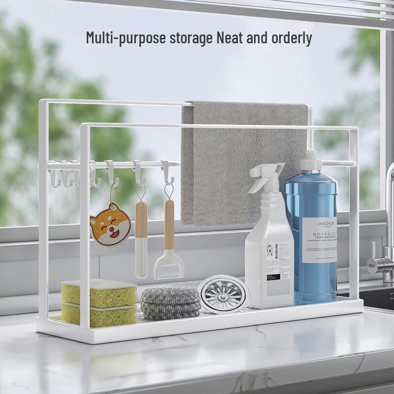 

Kitchen Sink Sponge and Dishcloth Drain Rack