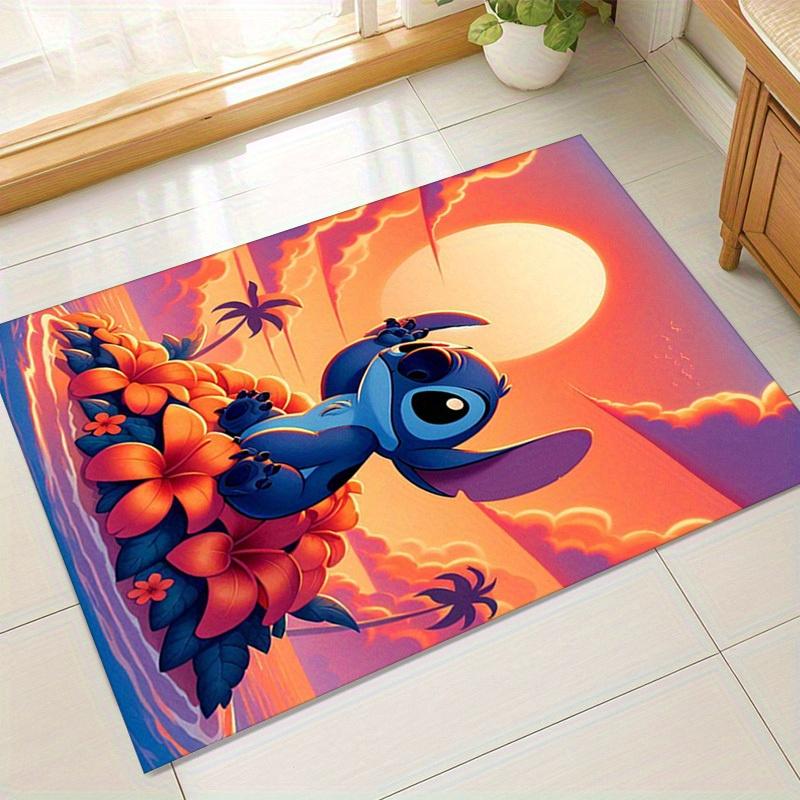 

1pc. Stitch Sunset Outdoor Rug - Tropical Home Decor Carpet for Office Chair, Gift Ideaz0410133 60cm by 90cm