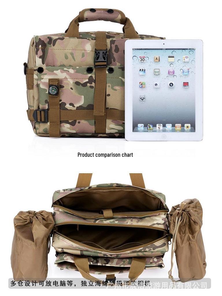 Borsa Tattica per Laptop Chenhao: Borsa a tracolla e per fotocamera in stile militare