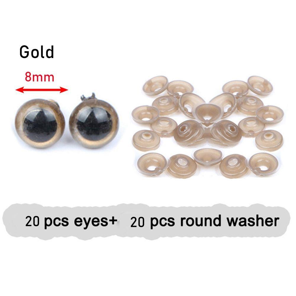 High Quality Stuffed Toys Parts Plastic Safety Eyes Crafts Bear Animal Accessories Puppet Crystal Eye Dolls DIY Tools