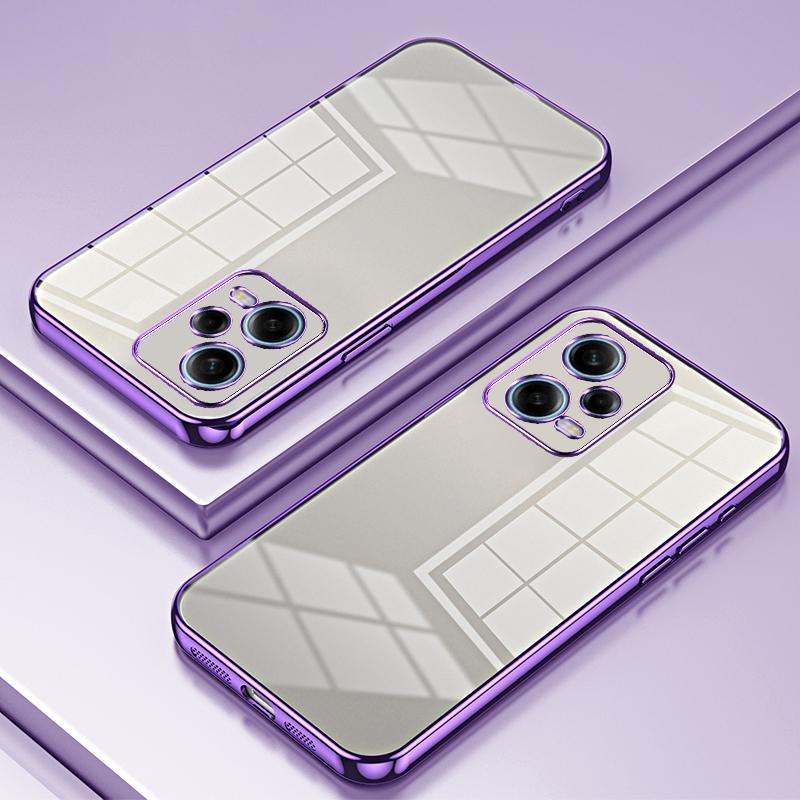 

For Xiaomi Redmi Note 12 Pro 5G Case Anti-fall Soft TPU Cell Phone Cover with Precise Lens Cutout Purple