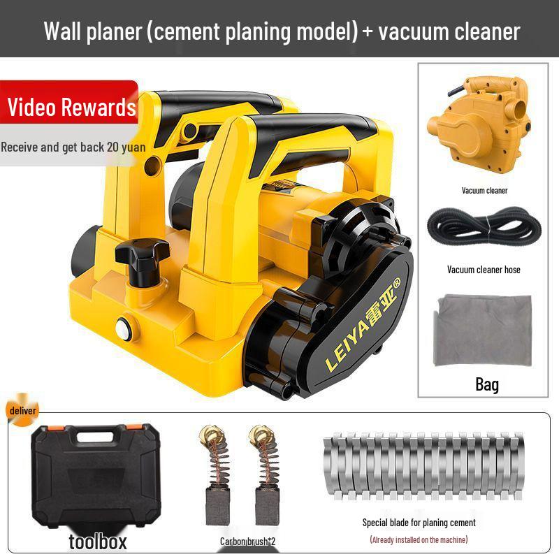Dust-Free Electric Wall Planer & Putty Peeler for Renovation