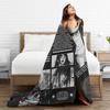 Yoru Chainsaw Man Japanese Manga Blankets Soft Pattern Plush Throw Blanket For Girls Boys Outdoor Flannel Bedspread Bed Cover