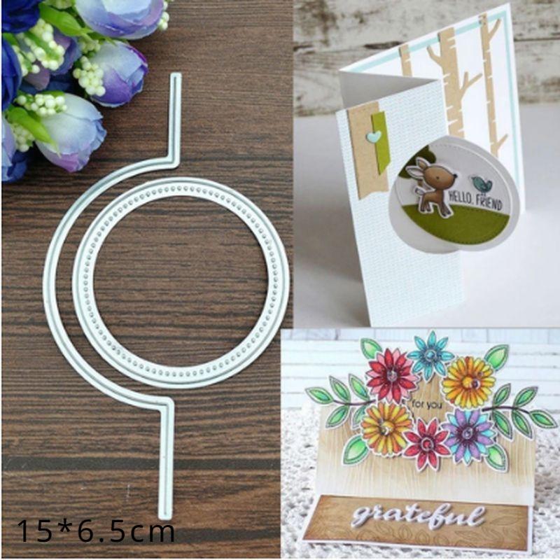 Chic Flop Round Shape Cutting Dies Stencil Scrapbook Card Paper Embossing Craft DIY