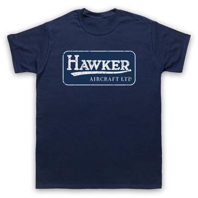 Hawker Aircraft Ltd Vintage Luftfahrt Logo Enthusiasten Herren- und Damen-T-Shirt
