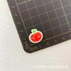 Mini Simulation Red Cherry Fruit Resin Accessories DIY Cream Glue Headband Hair Clip Stationery Patch