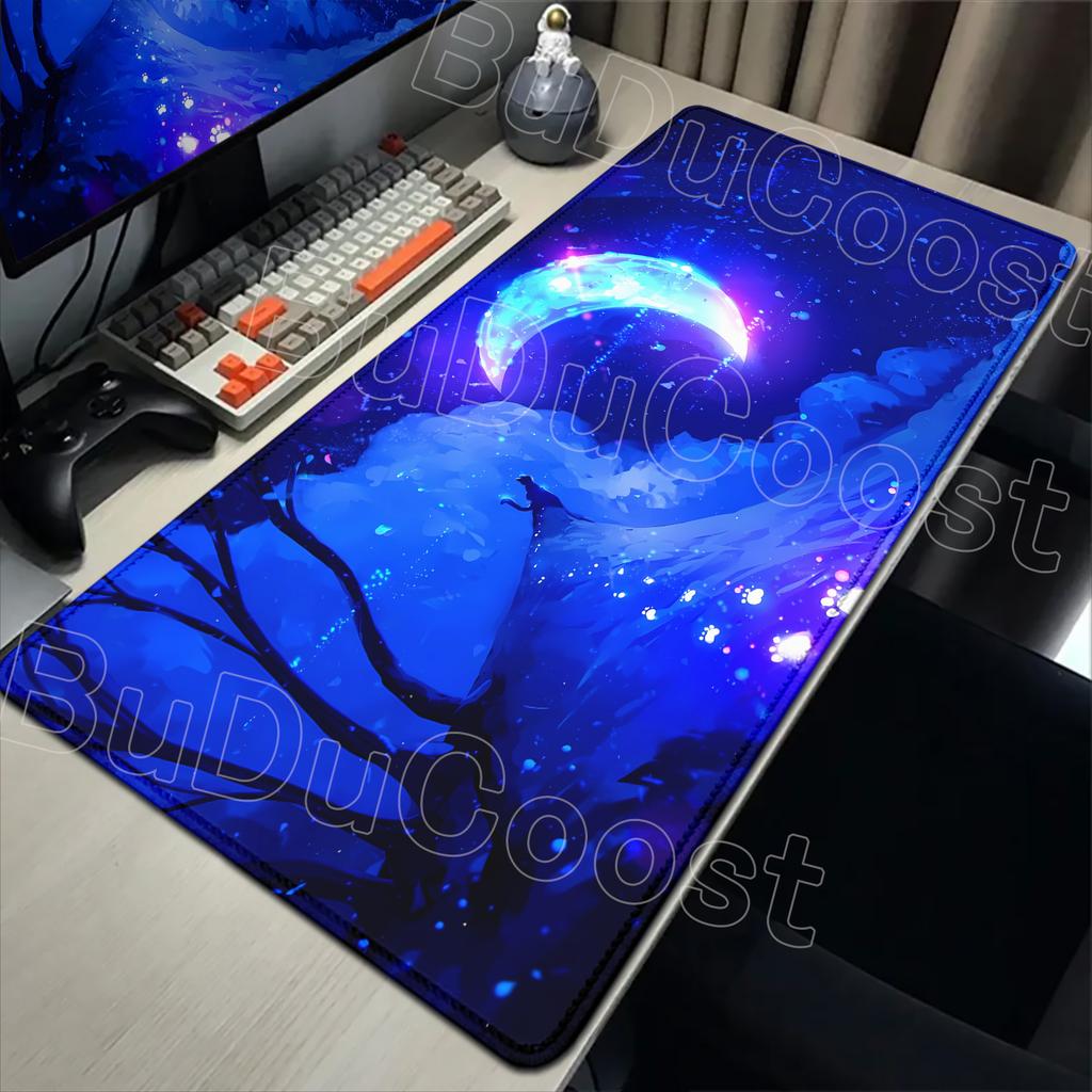 Non-slip Mouse Pads Black Cat Cute Design Gaming Mousepads 400x900 Large Mousepad Gamer Rubber Mat Company Desk Pad Design Gift