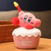 Kirby Singing Birthday Cake Plush Toy with Button Battery for Kids