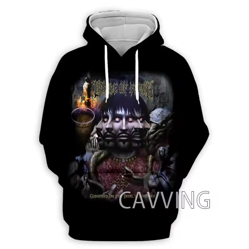Модные мужские 3D-принты Cradle Filth Hoodies Hooded Sweatshirts Harajuku Hoodie Sweatshirts Tops Clothing 4XL 1980₽