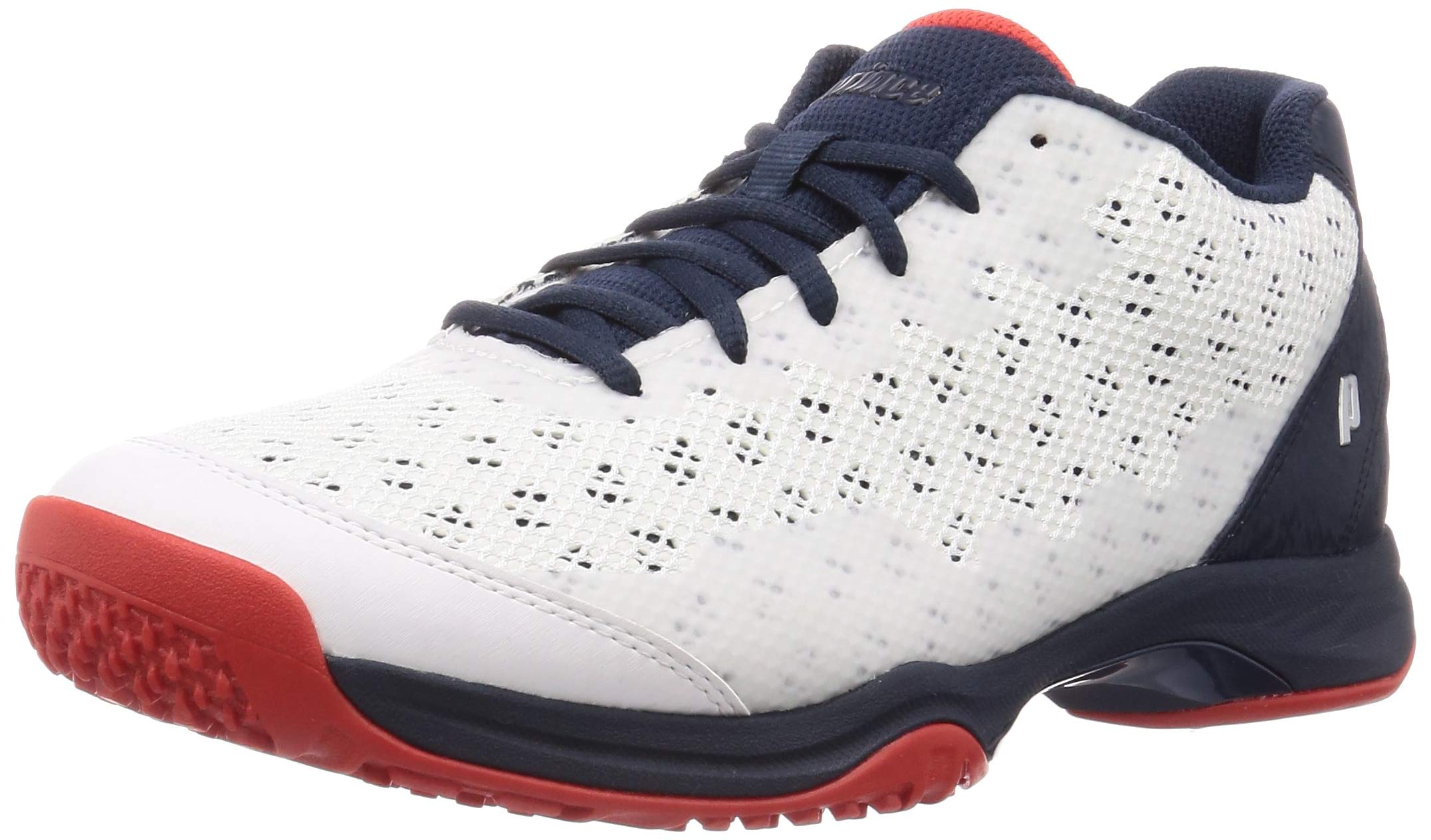 

Tennis Shoes Wide Light Advanced CG White x Navy cm [Prince] (217) 25.5