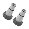 2PCS Pool Hose Adapter Replacement 1.25 Inch To 1.5 Inch Type A Pool Filter Hose Adapter for Swimming Pool