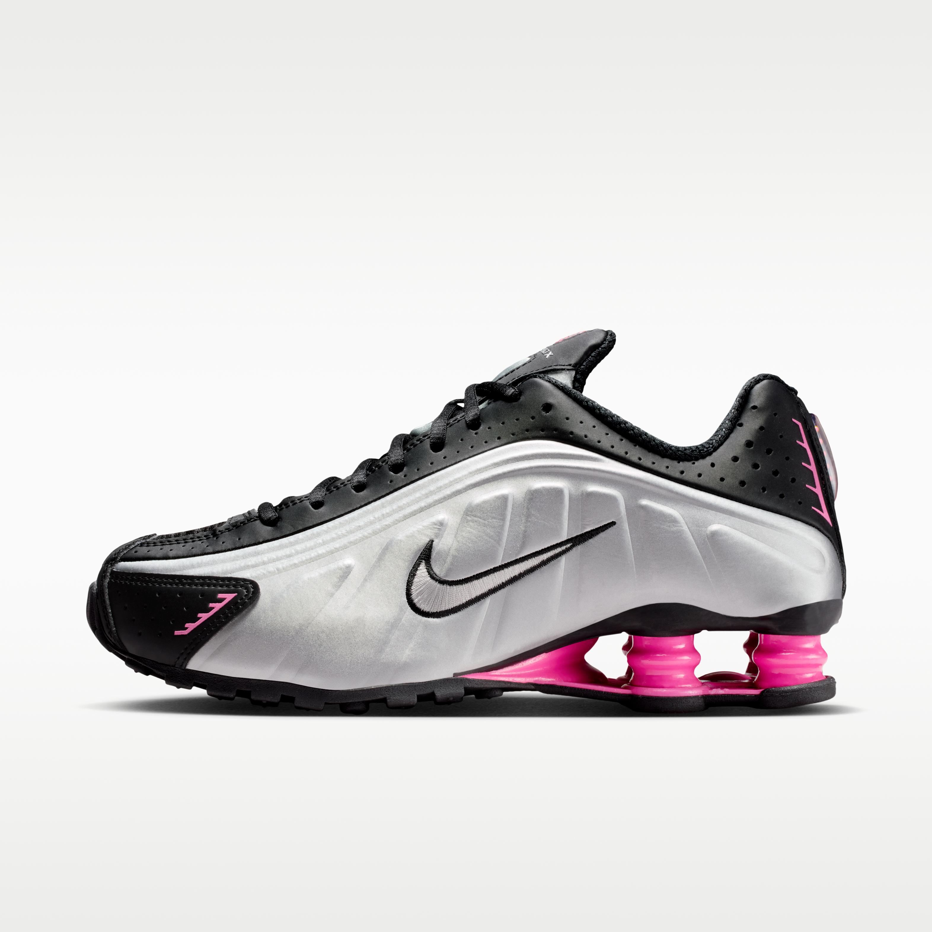 Nike Shox R4 Черный Металлик Серебристый Pinksicle (Женский) 39