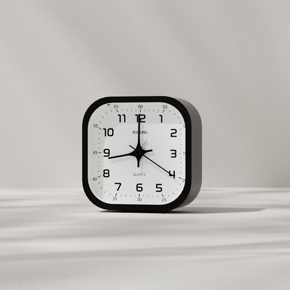 Children's alarm clock, modern style, silent operation time, plastic material, large digital clock, looks beautiful on the desk