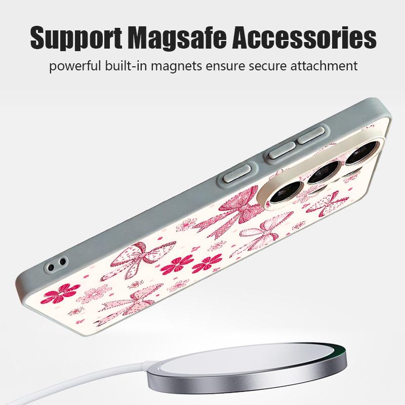 Fantastic Butterfly Print Case For Samsung S26 Edge S25 FE S24 Plus S23 S22 Ultra A15 A16 A17 A35 A36 A37 A54 A55 A56 A57 5G Magnetic Matte Cover